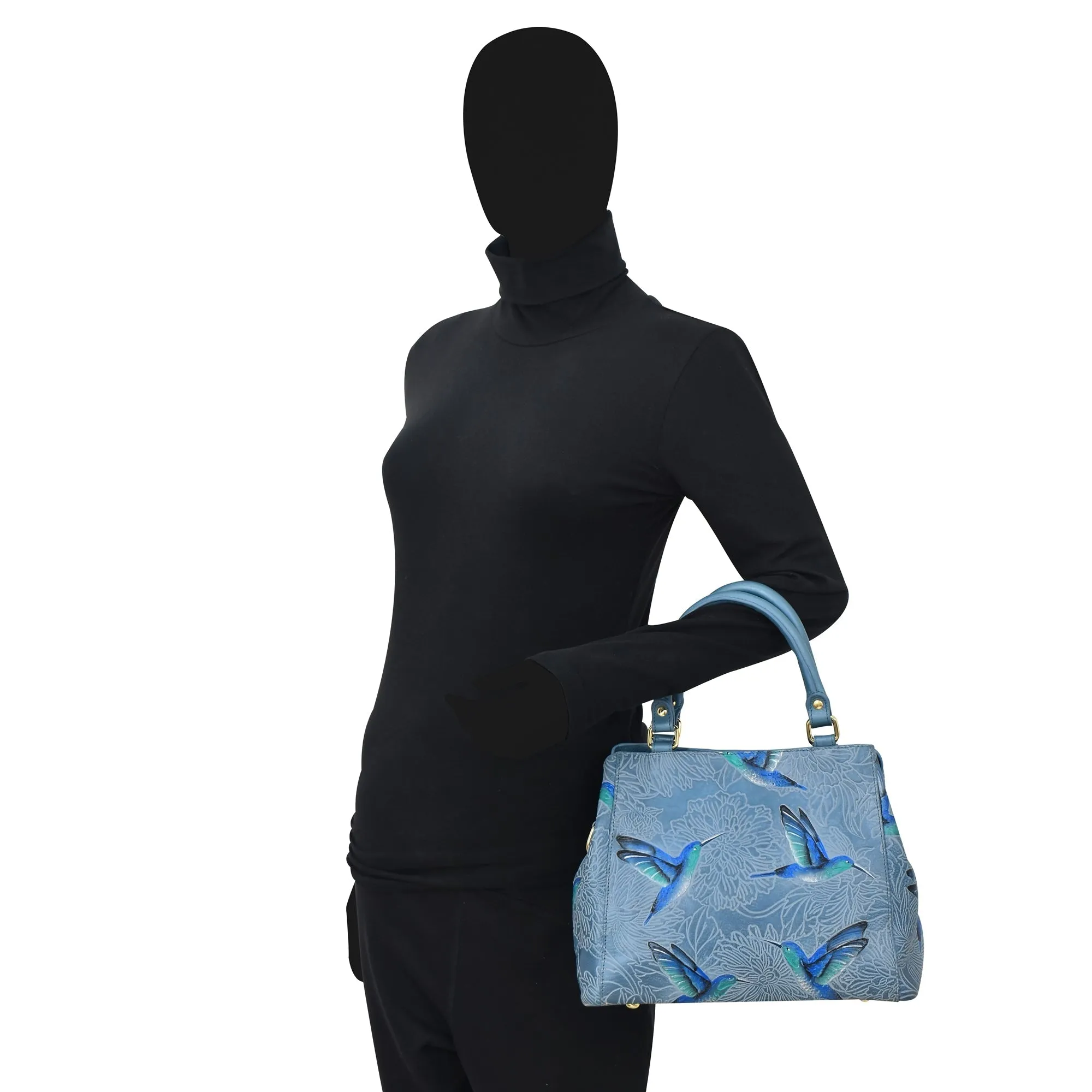- 690 Compartment Satchel Contemporary Multi Smart devices