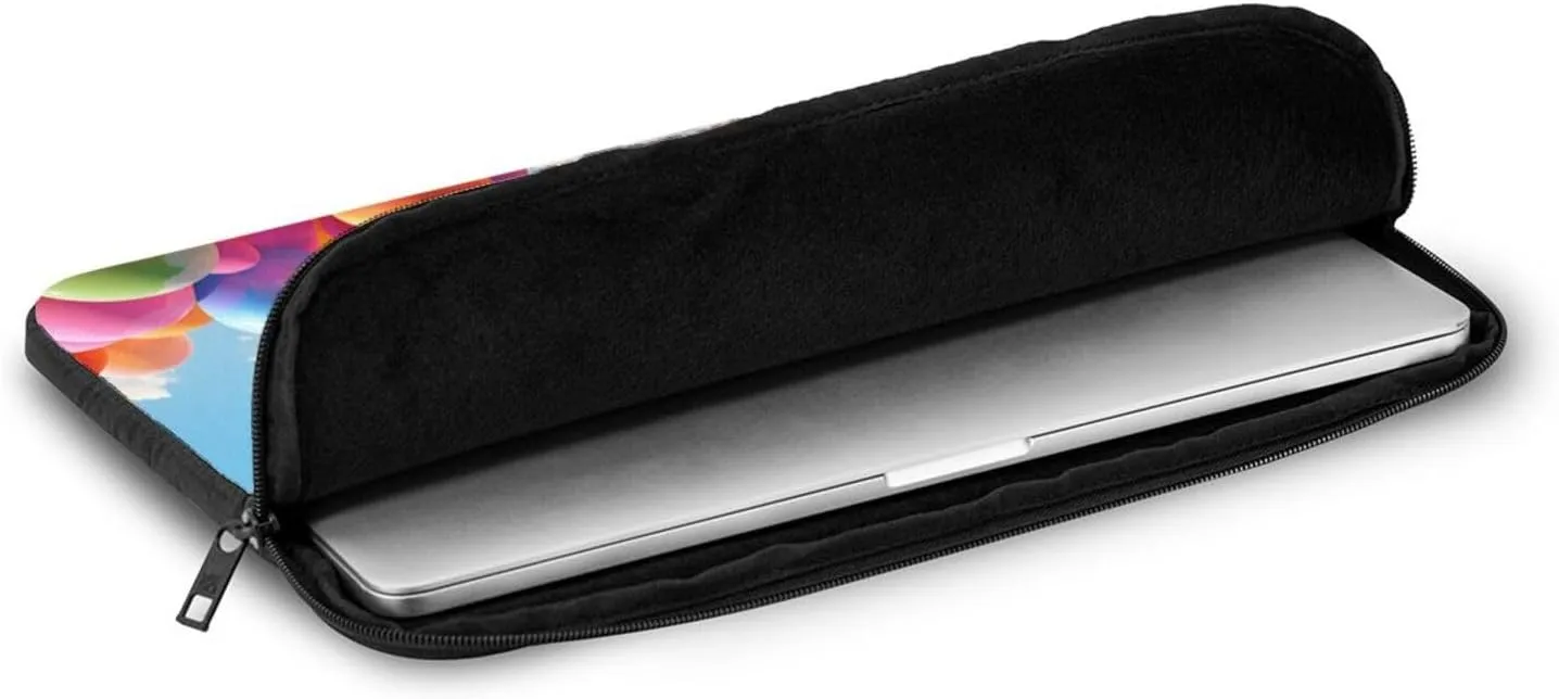 10 Inch Laptop Sleeve Bag Waterproof Shockproof Laptop Case Bag Colorful Balloon Computer Skin Bags Lightweight Tablet Carrying Case