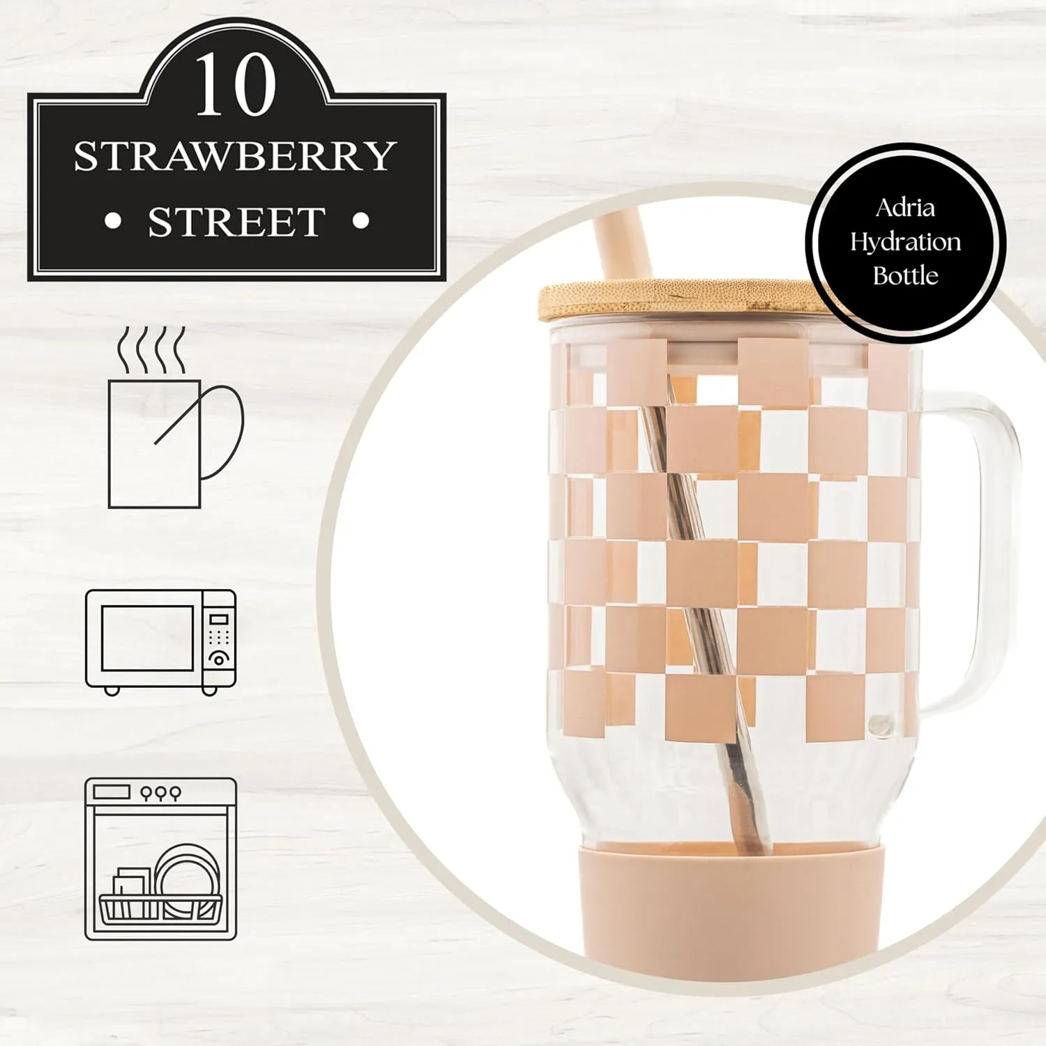 10 Strawberry Street Hydration Travel Tumbler