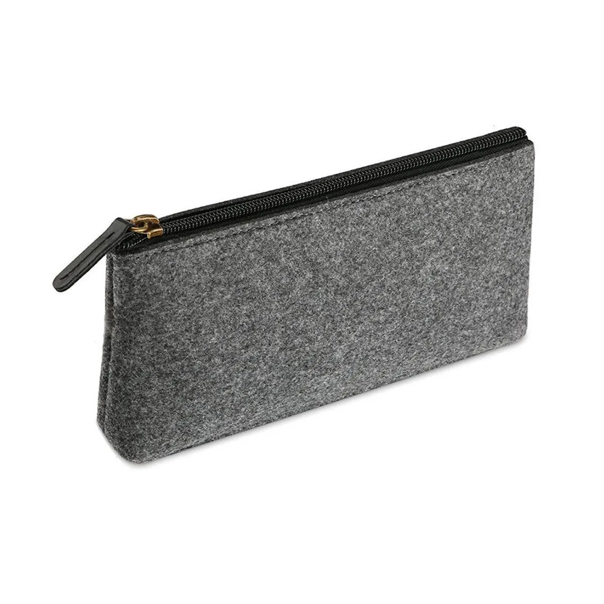 10PCS Large Capacity Felt Pencil Case Stationery Organizer Cosmetic Storage Bag