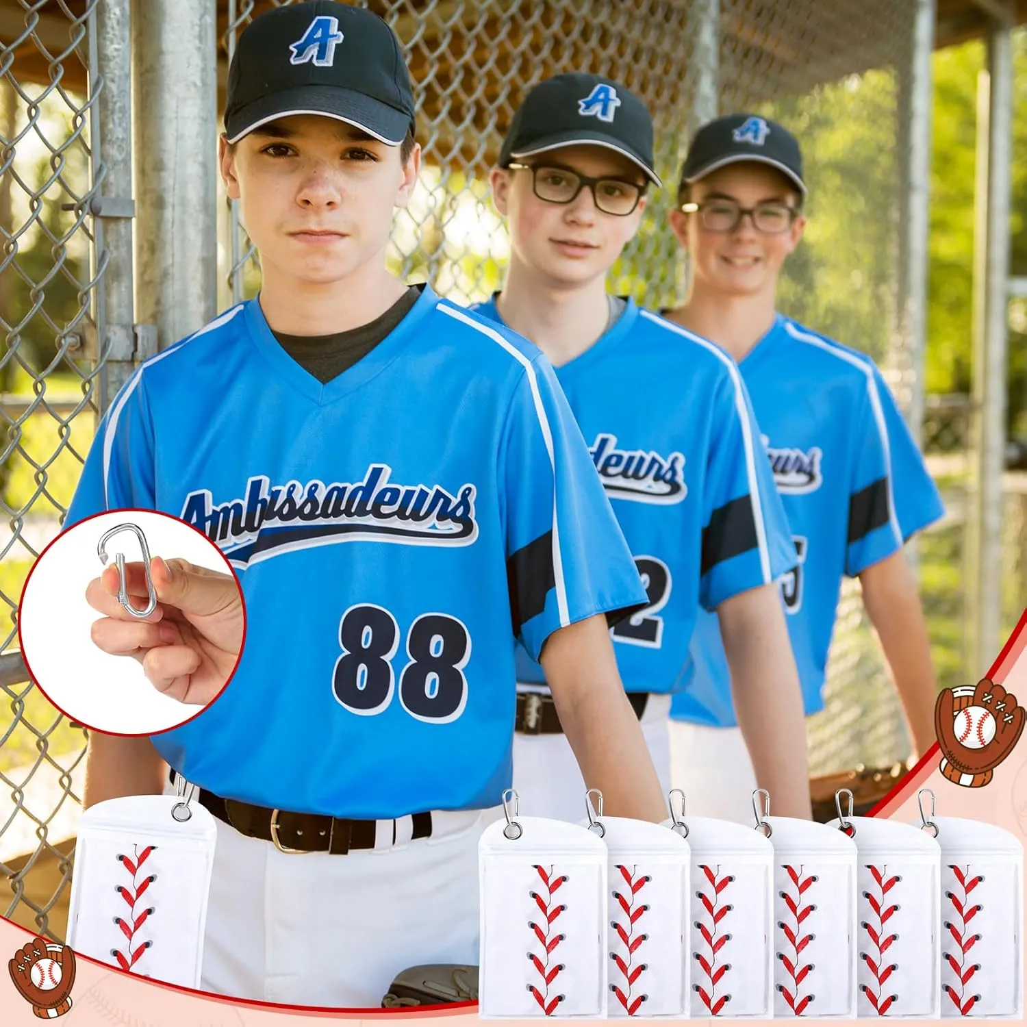 12 Pack Baseball Cooling Towels, Sports Towels with Bags, 40"x12" Breathable Chilly Towel, Microfiber Towel for Baseball Sport Team Gift