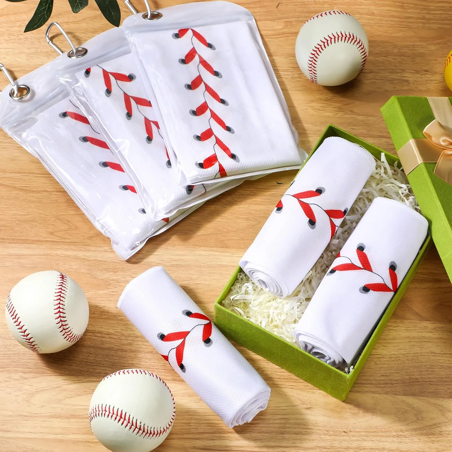 12 Pack Baseball Cooling Towels, Sports Towels with Bags, 40"x12" Breathable Chilly Towel, Microfiber Towel for Baseball Sport Team Gift