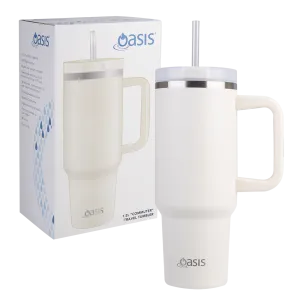 1.2L 'Commuter' Travel Tumbler - Alabaster