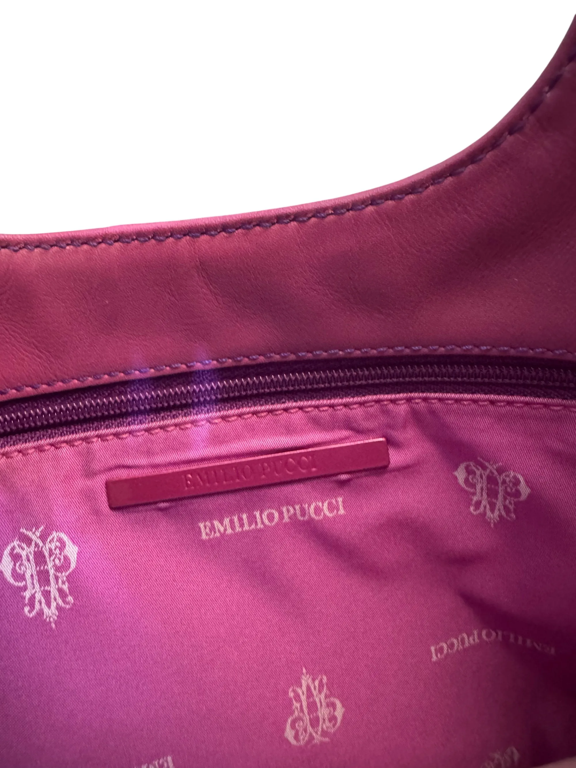 1990s Emilio Pucci Multicolor Canvas Tote Bag