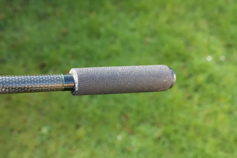 2 x Bowflex Carbon Old School Carp Fishing Rods. Circa 1990s. Century Blanks.