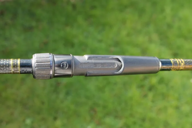 2 x Bowflex Carbon Old School Carp Fishing Rods. Circa 1990s. Century Blanks.