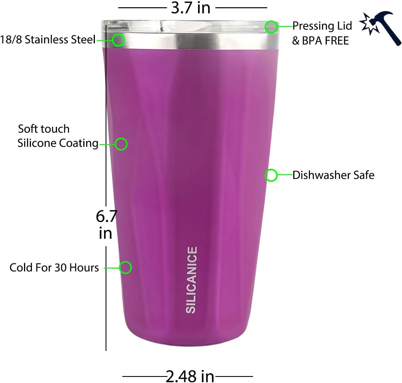 20 oz Tumblers With Straw And Lid,Dishwasher Safe Travel Coffee Mug,Stainless Steel Vacuum Insulated Iced Hot Cup,beach No Spill Proof Women Water Bottle Drink For Adults Durable (Claret Rose, 20 oz)