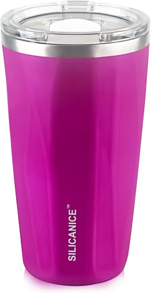 20 oz Tumblers With Straw And Lid,Dishwasher Safe Travel Coffee Mug,Stainless Steel Vacuum Insulated Iced Hot Cup,beach No Spill Proof Women Water Bottle Drink For Adults Durable (Claret Rose, 20 oz)