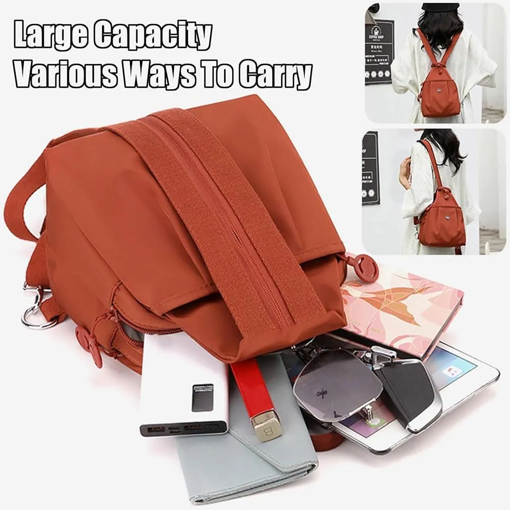 2025 Backpack Chest Bags Double Zipper Large Capacity, Roomy Anti-Theft Compartments & Sleek Lightweight Carryall (black)