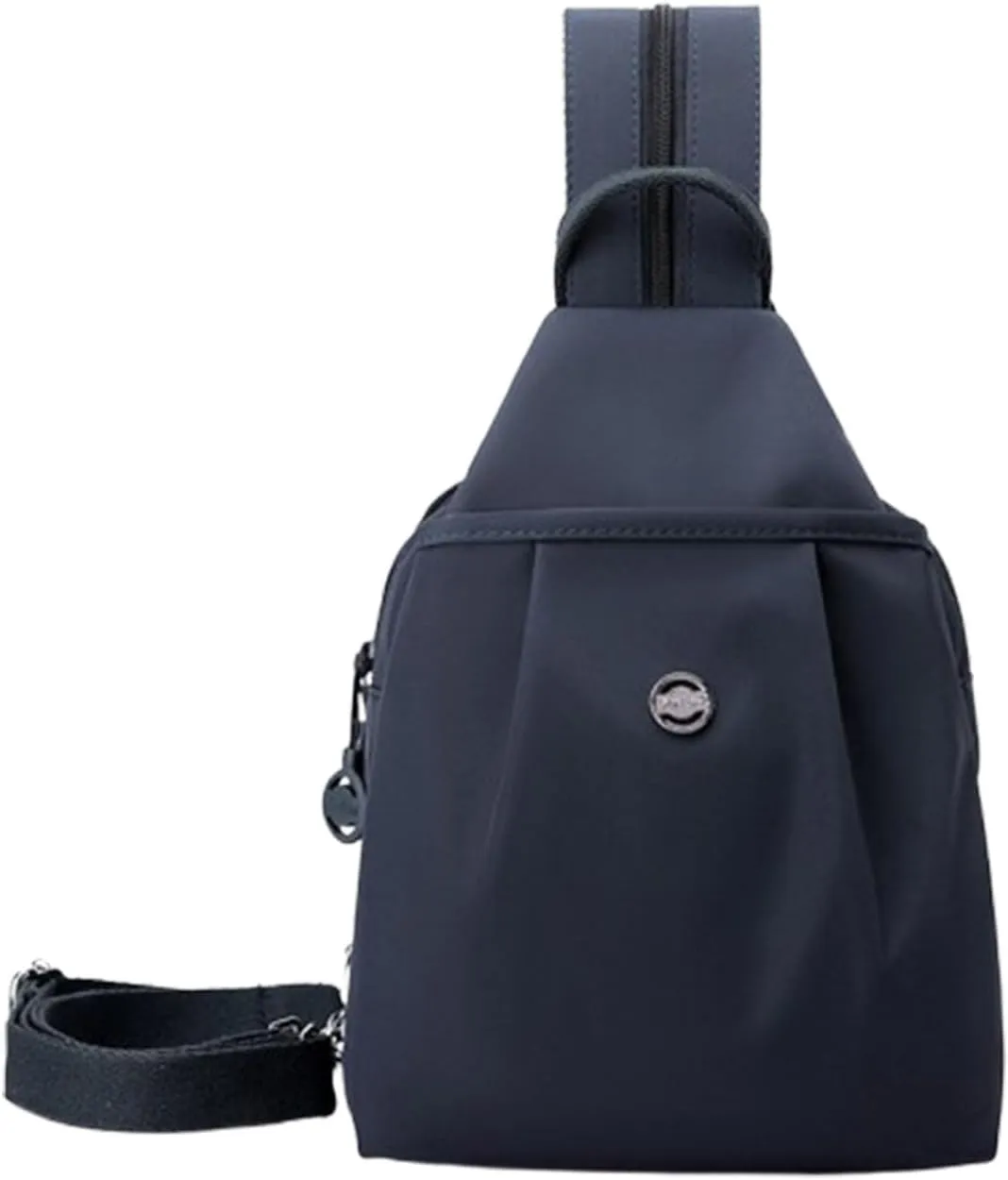 2025 Backpack Chest Bags Double Zipper Large Capacity, Roomy Anti-Theft Compartments & Sleek Lightweight Carryall (dark blue)