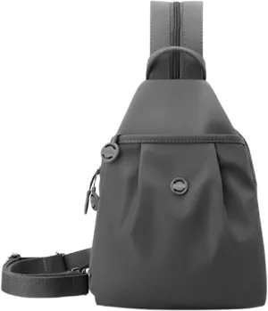 2025 Backpack Chest Bags Double Zipper Large Capacity, Roomy Anti-Theft Compartments & Sleek Lightweight Carryall (gray)