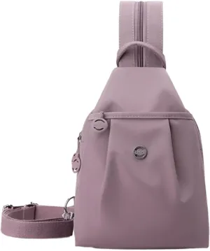 2025 Backpack Chest Bags Double Zipper Large Capacity, Roomy Anti-Theft Compartments & Sleek Lightweight Carryall (pink)