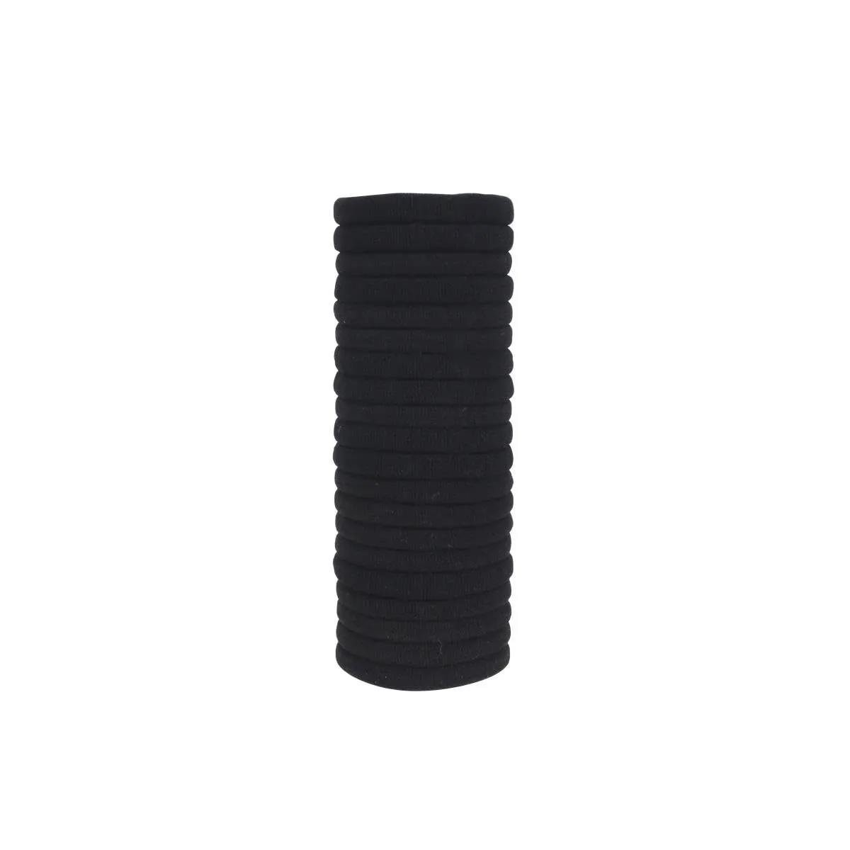 20Pcs Hair Ties Suitable for Small Ponytails and Braids, Reusable, Snag-free, Nylon Elastics Premium Hair Bands of Black