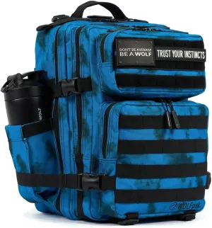 25 L BackPack (Toxic Blue) Molle Bag, Backpack for Men and Women, Day Travel