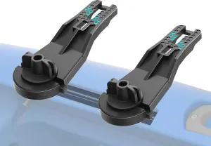 3004 2 Pack Multi-Functional Kayak Track Space-Saving Tool-Free Installation Kayak Rail Track