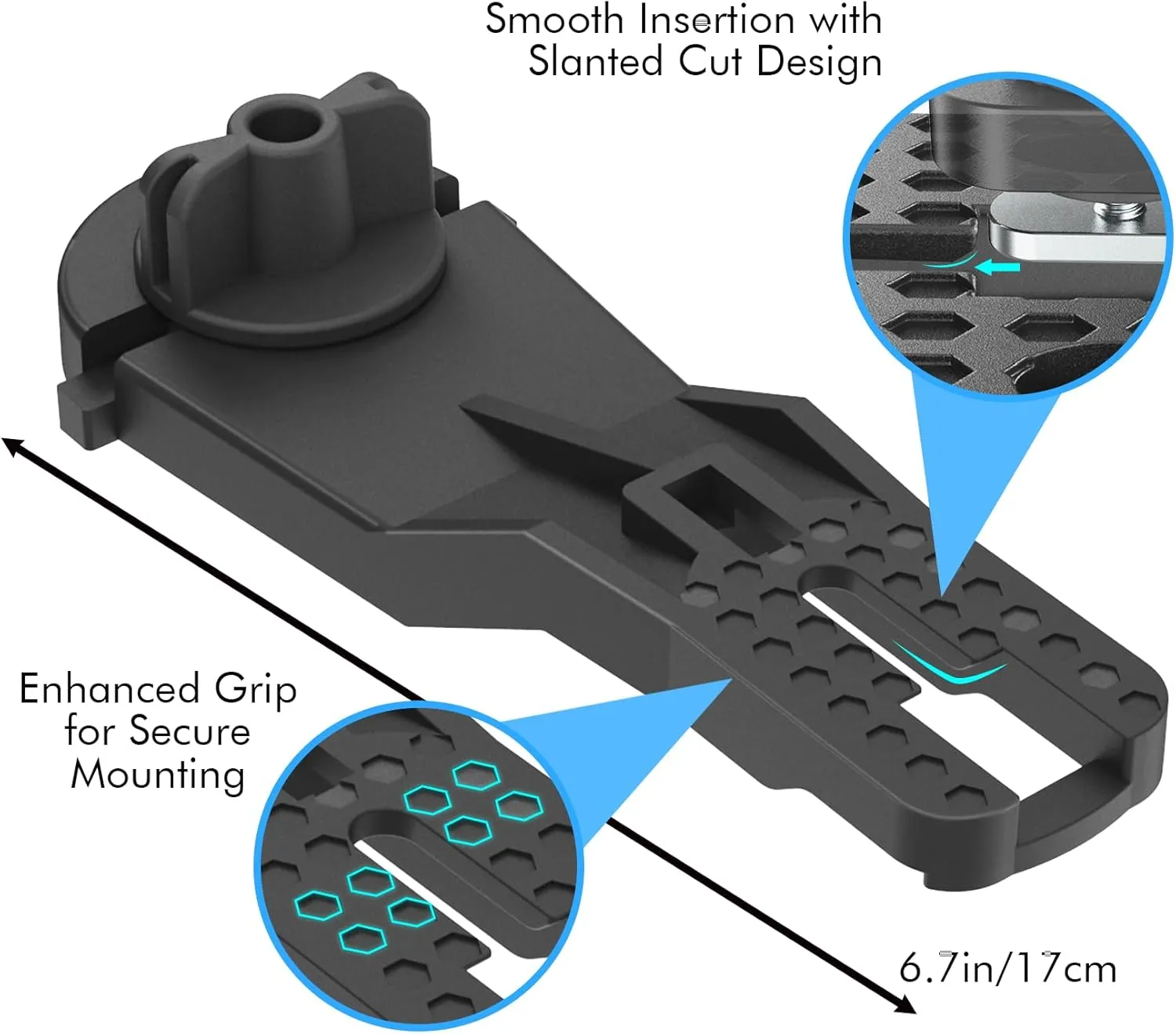 3004 2 Pack Multi-Functional Kayak Track Space-Saving Tool-Free Installation Kayak Rail Track