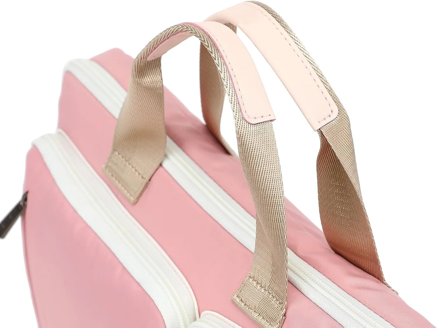 360 Protective Multi-Pockets Laptop Shoulder Bag Sleeve Case, Briefcase for 15.6 & 16 Inch Laptops (Light Pink)