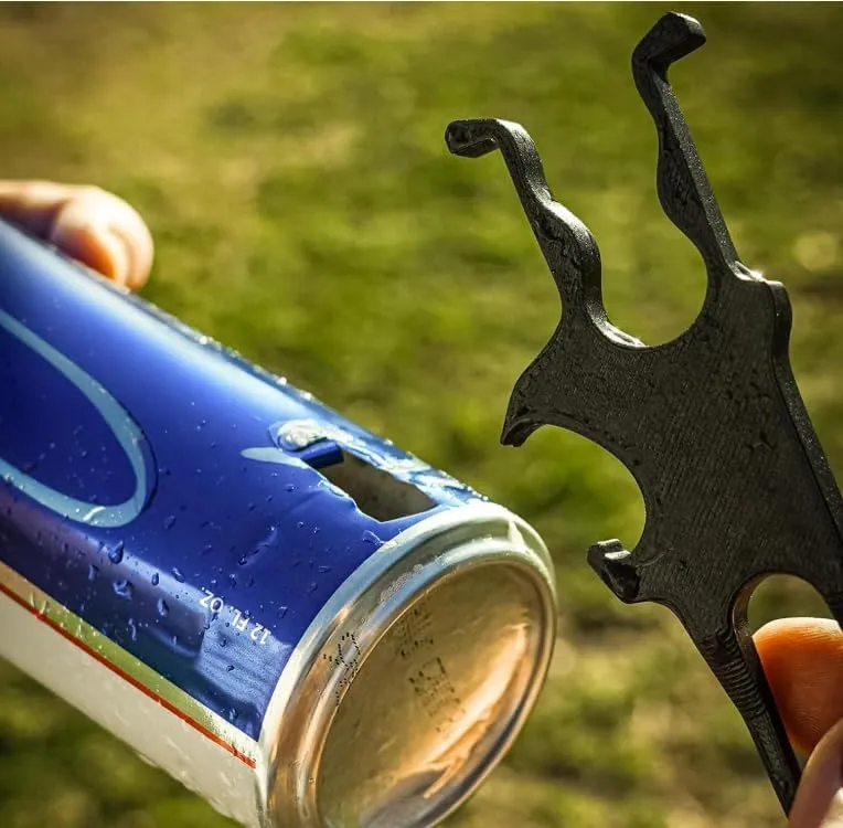 4-in-1 Golf Multi-Tool with Magnetic Cigar Holder, Divot Repair, Ball Marker & Bottle Opener | Compact Metal Golf Accessories (4)