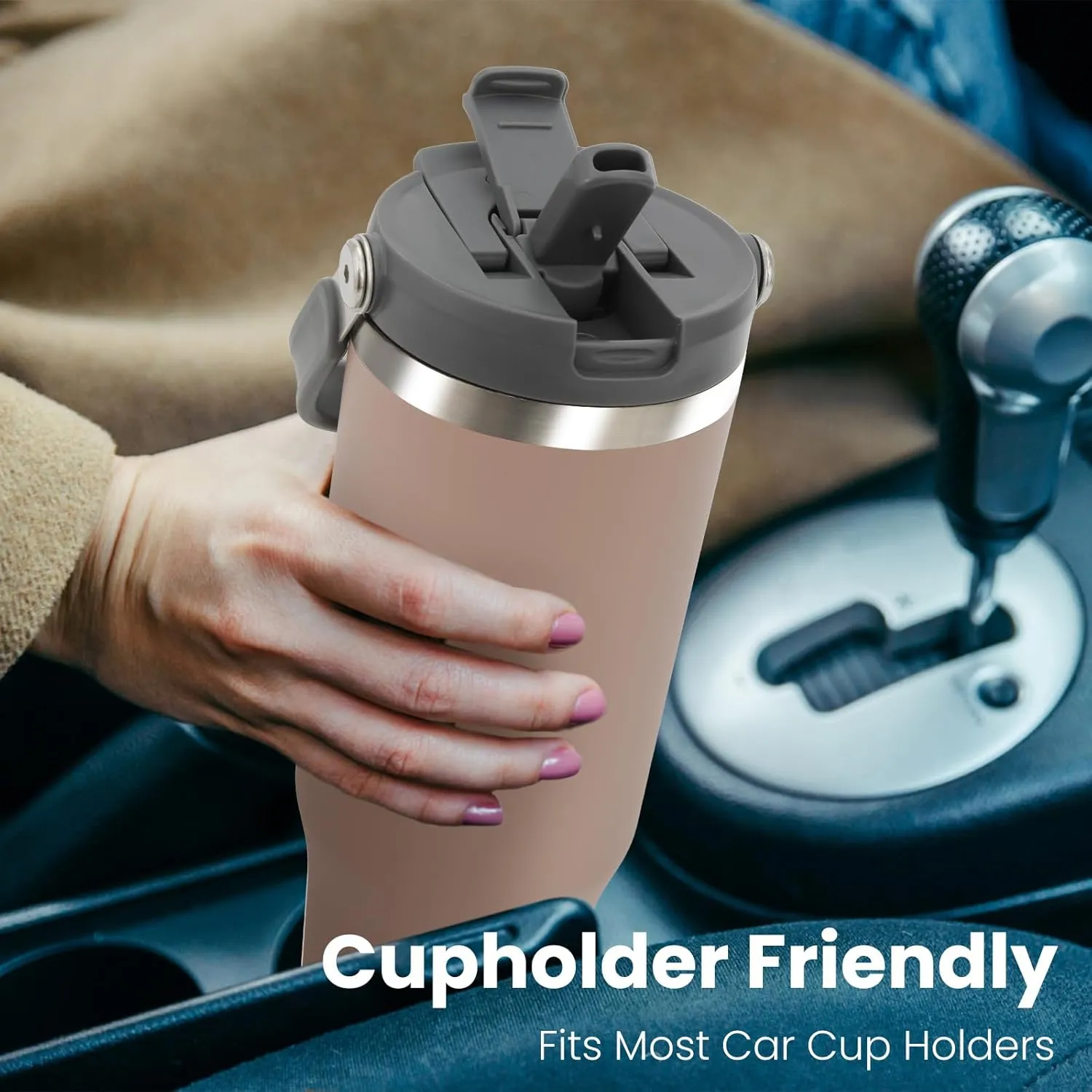 40 oz 2.0 Stainless Steel Tumbler with Leak-Proof Lid and Straw, Double-Wall Vacuum Insulated Travel Mug for Coffee, Iced Tea, or Water - Ideal for Commutes and Outdoor