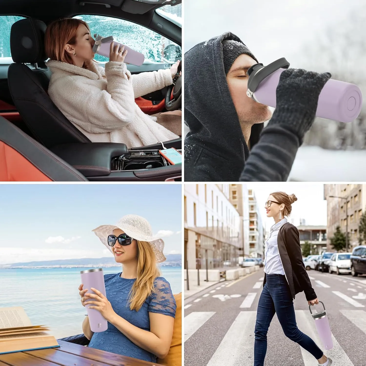 40 oz 2.0 Stainless Steel Tumbler with Leak-Proof Lid and Straw, Double-Wall Vacuum Insulated Travel Mug for Coffee, Iced Tea, or Water - Ideal for Commutes and Outdoor