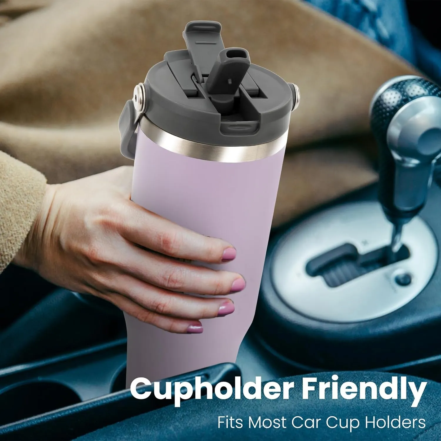 40 oz 2.0 Stainless Steel Tumbler with Leak-Proof Lid and Straw, Double-Wall Vacuum Insulated Travel Mug for Coffee, Iced Tea, or Water - Ideal for Commutes and Outdoor
