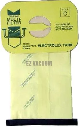 48 Electrolux Type C Tank model vacuum cleaner bags 4 ply - Generic