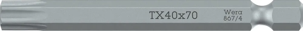 867/4 Z TORX® bits, TX 10 x 70 mm