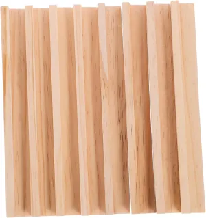 8pcs Wooden Racks Multi-Function Display Holders for Games Crafting and Home Versatile Wooden Base for and Alphabet Cards