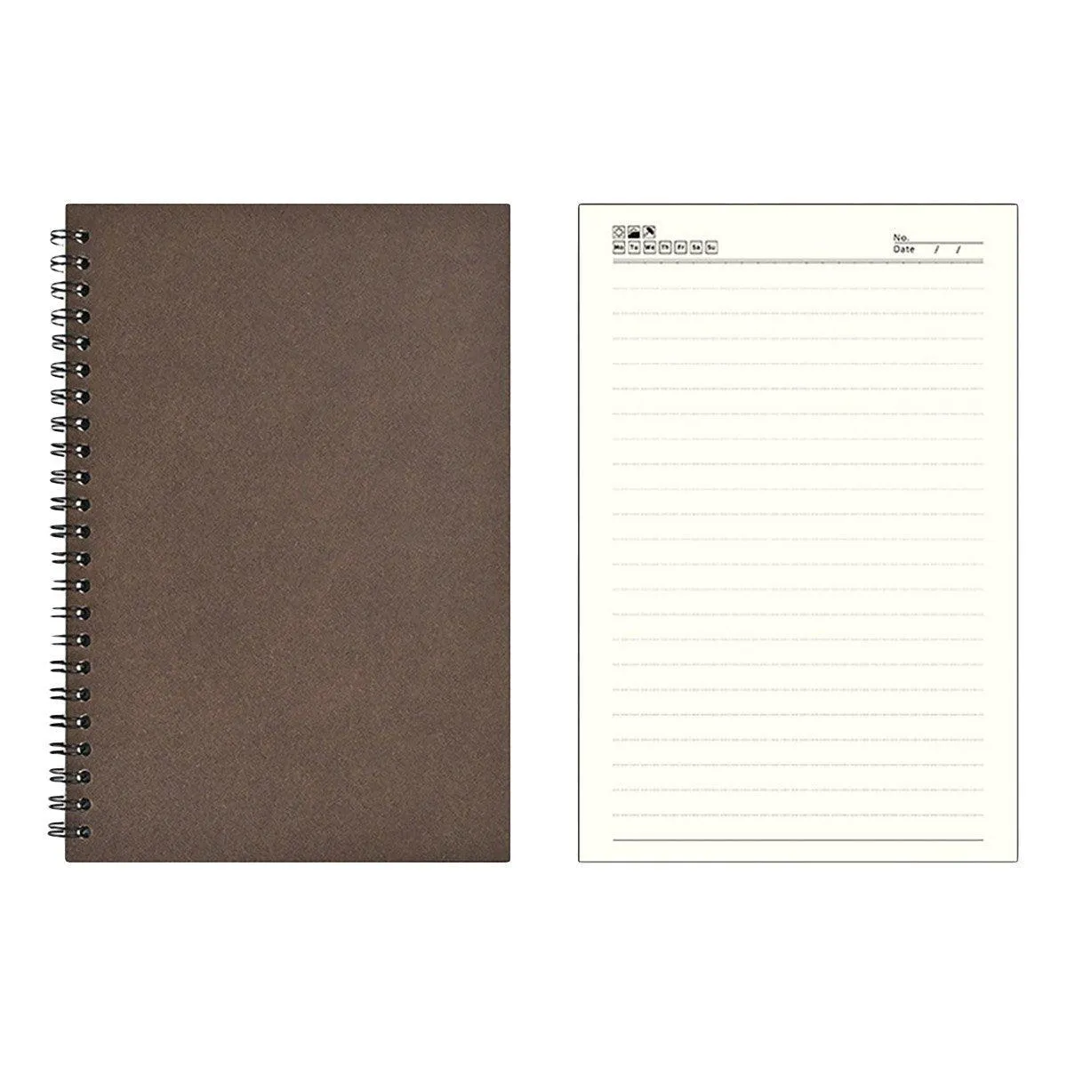 A5 Spiral Notebooks 6PCS