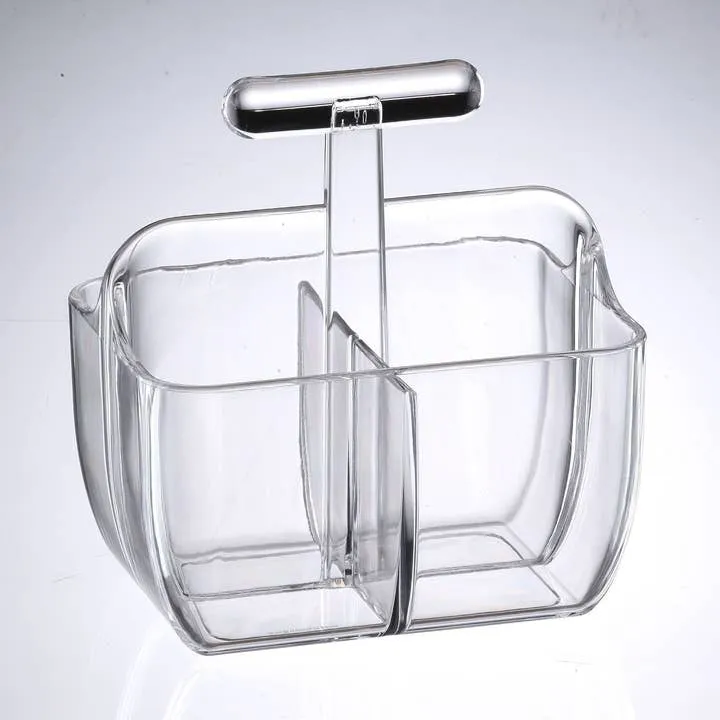 ACRYLIC RECTANGULAR UTENSIL CADDY