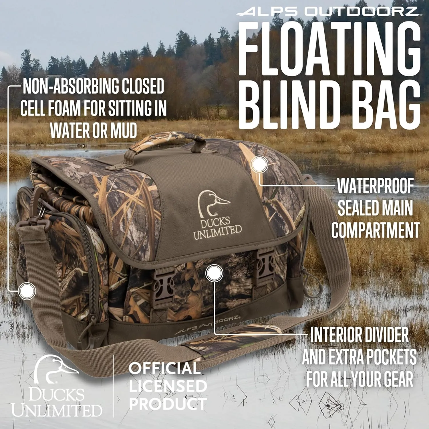 ALPS OutdoorZ Ducks Unlimited Floating Blind Bag
