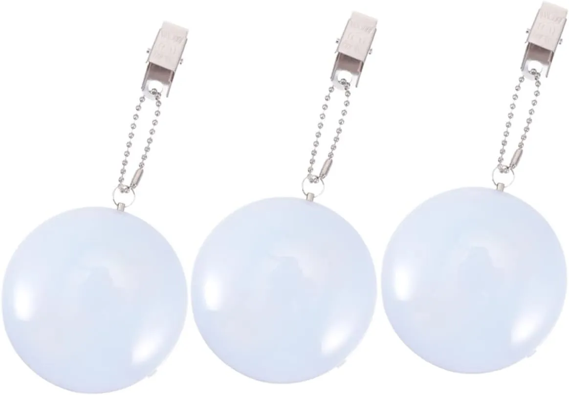 Amosfun 3Pcs LED Purse Light with Touch Sensor Compact Handbag Night Light Motion Activated Round Shape for Purses Backpacks Suitcases Women Special