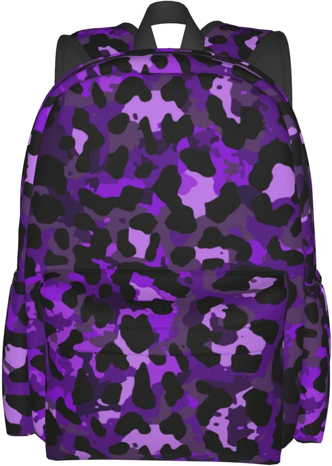 AMRANDOM Backpack Bookbag Purple Cheetah Leopard Print Laptop Backpacks Multipurpose Daypack for Men Women Travel Hiking