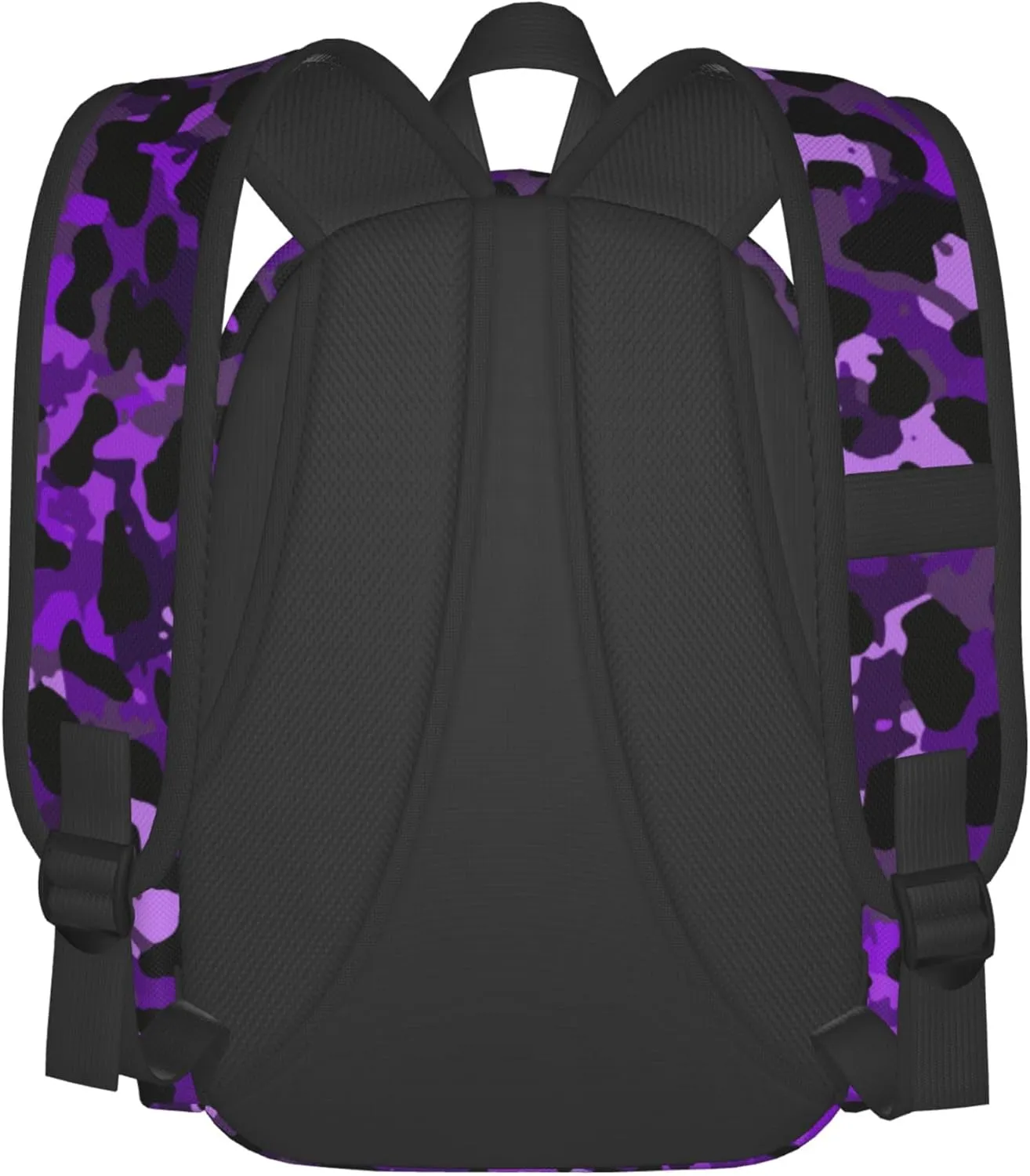 AMRANDOM Backpack Bookbag Purple Cheetah Leopard Print Laptop Backpacks Multipurpose Daypack for Men Women Travel Hiking