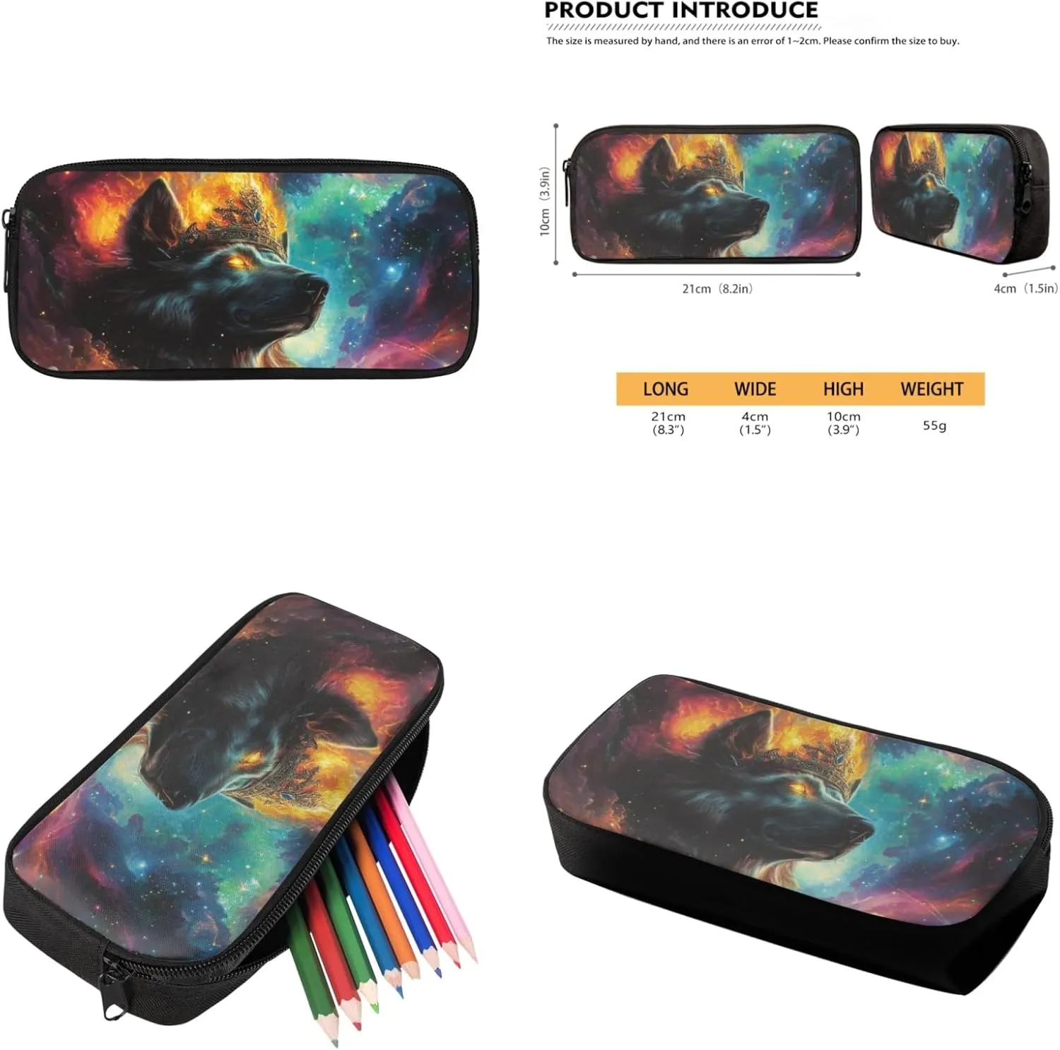 AmzPrint 3 Pcs Backpack Set For Boys Finnish Lapphund Dog School Backpacks Matching Lunch Bag Pencil Bag Back To School Gift