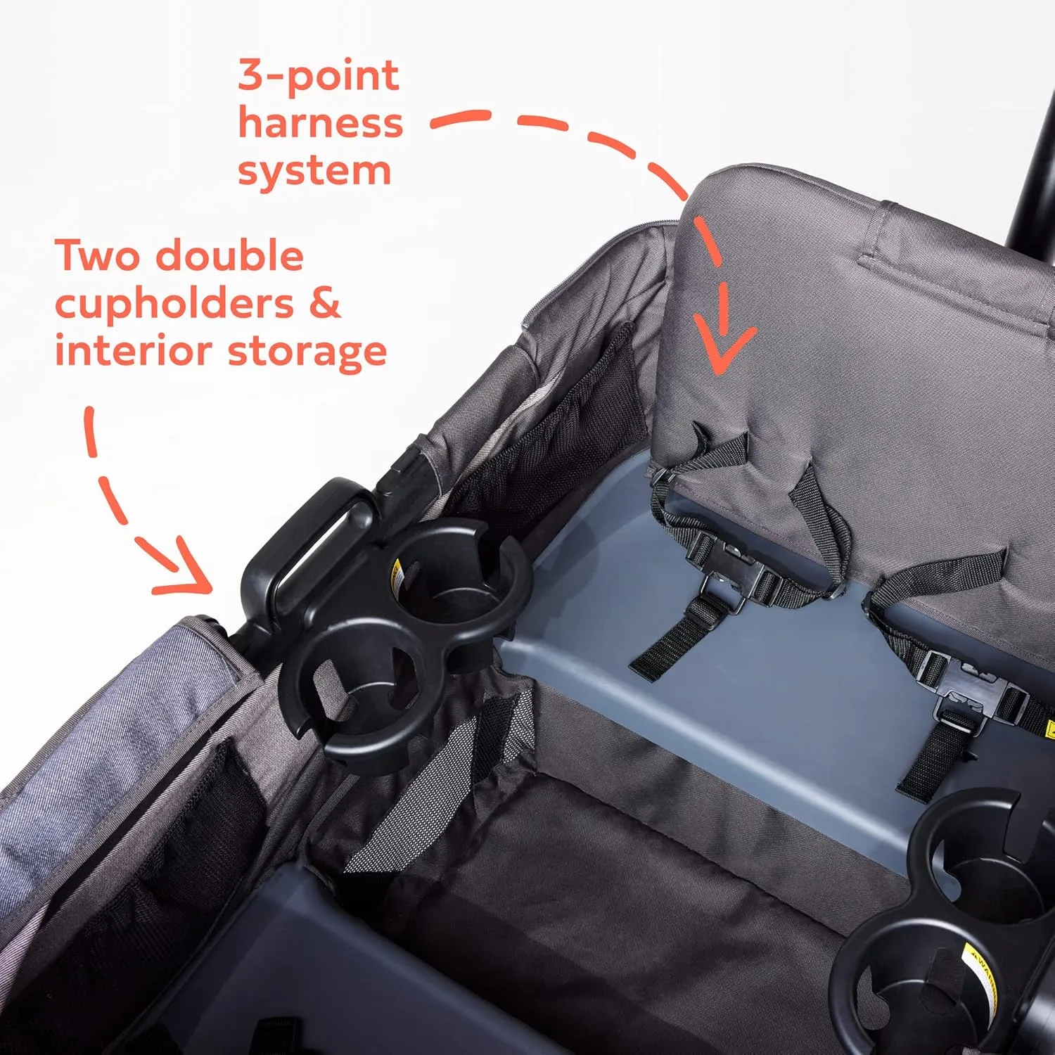 Anthem4 Quad All-Terrain Wagon Stroller, Graphite Special Edition
