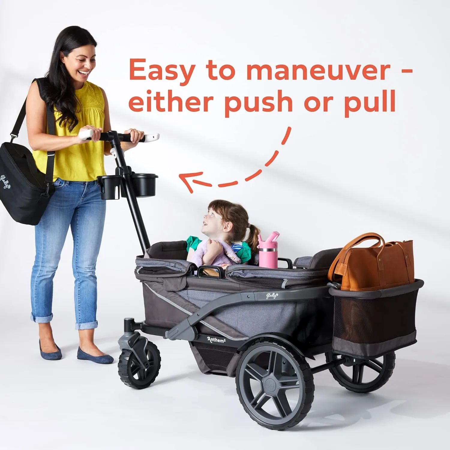 Anthem4 Quad All-Terrain Wagon Stroller, Graphite Special Edition