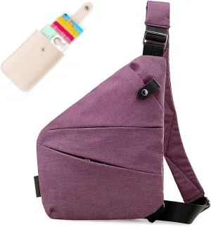 Anti Theft Bag, Anti Theft Crossbody Bag for Women/Men, Travel Sling Bag for Men