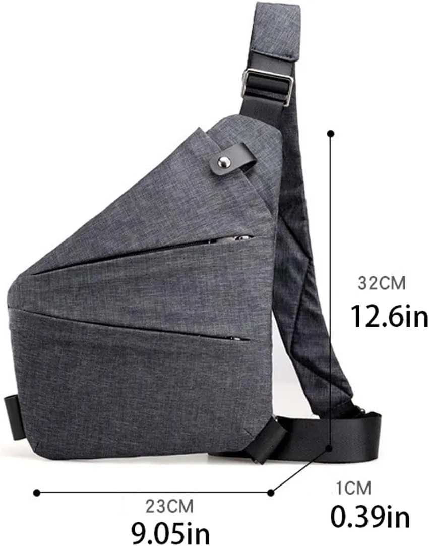 Anti Theft Crossbody Bags for Women, 2025 New Anti-Theft Travel Bag, Shoulder Bag Anti-theft Design for Travel, Sport (Army Green - Left Shoulder)