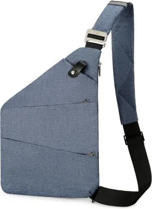 Anti Theft Crossbody Travel Bags for Women Men Cross Body Slim Sling Handbags with S Hook Antitheft