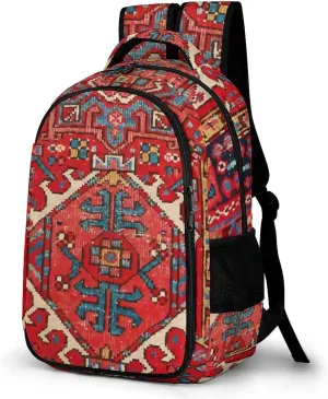 Antique Oriental Turkish Persian Carpet Large Capacity, Lightweight, And Stylish Pocket Double Backpack