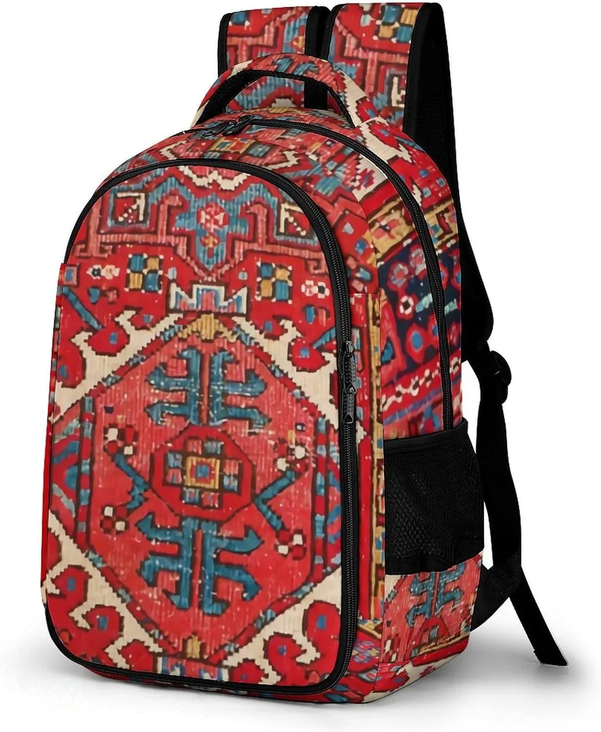 Antique Oriental Turkish Persian Carpet Large Capacity, Lightweight, And Stylish Pocket Double Backpack