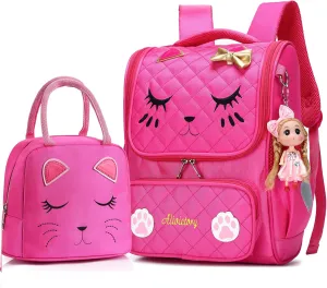 AO ALI VICTORY Girls Backpacks, Waterproof Cute Backpack for Kids Toddler Girl Preschool Bookbags Elementary School Bags