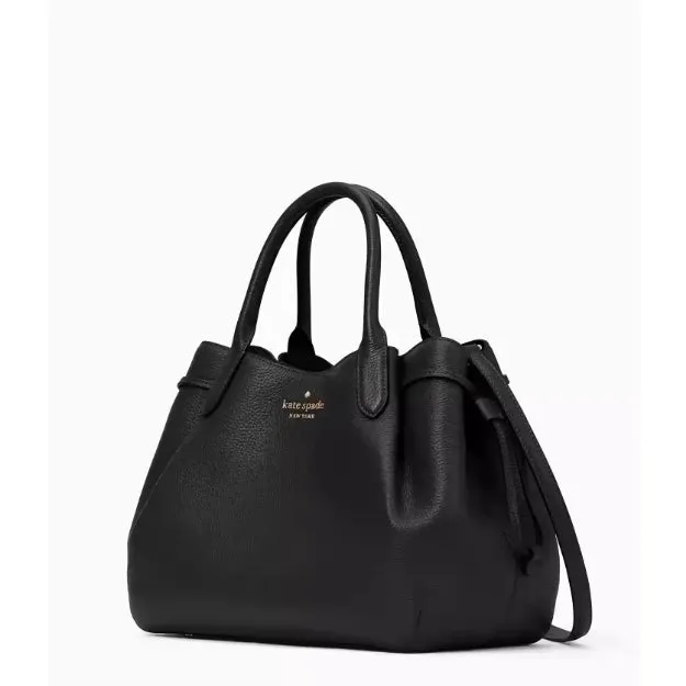 AUTHENTIC/ORIGINAL KateSpade KS Dumpling Large Satchel Bag BLACK
