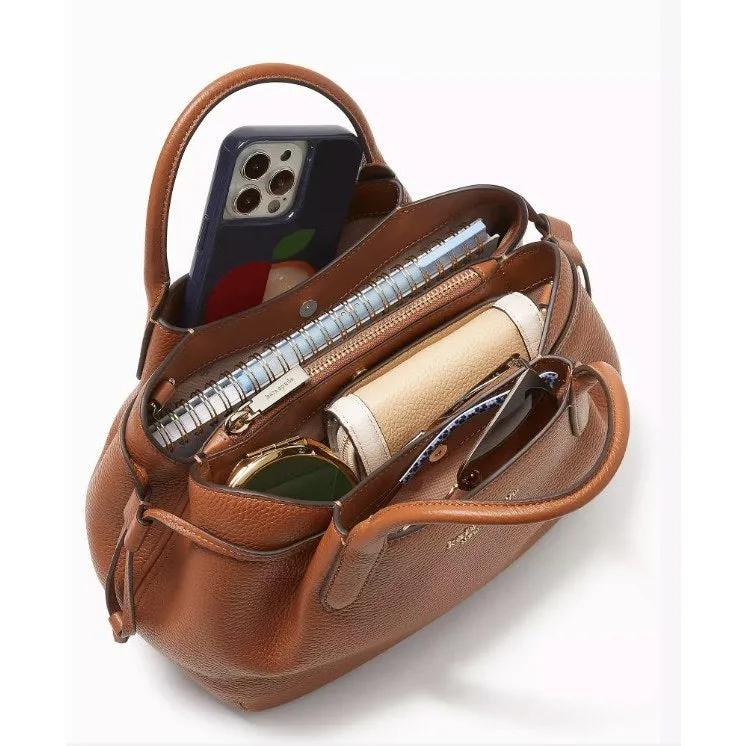 AUTHENTIC/ORIGINAL KateSpade KS Dumpling Small Satchel Bag in Brown
