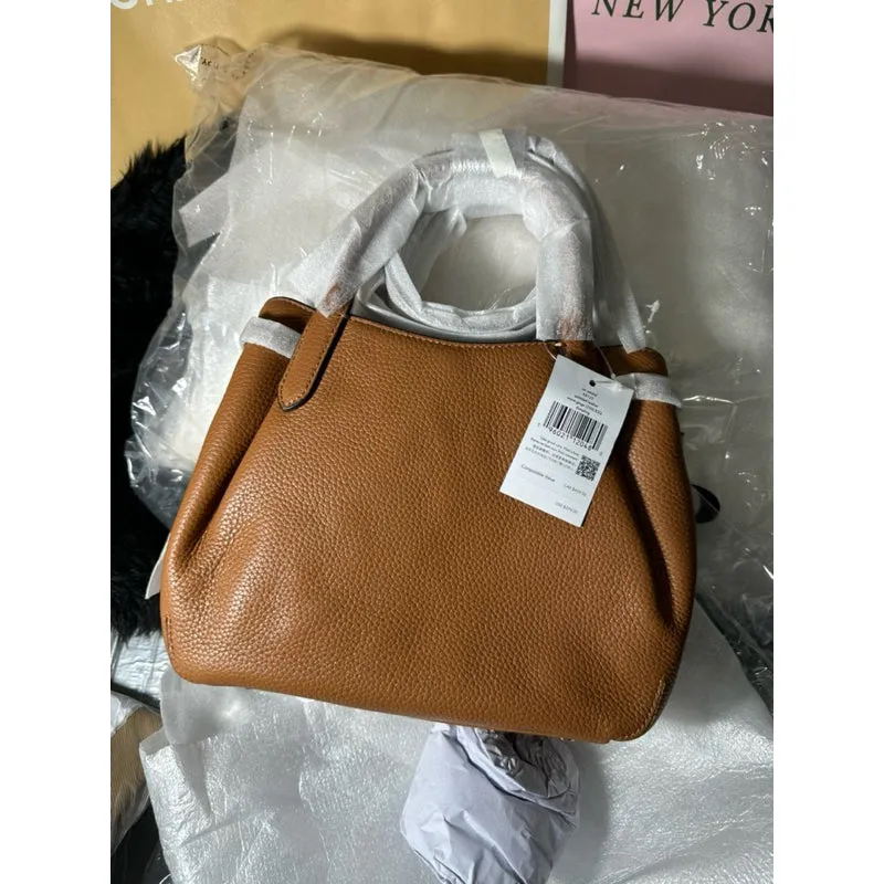 AUTHENTIC/ORIGINAL KateSpade KS Dumpling Small Satchel Bag in Brown