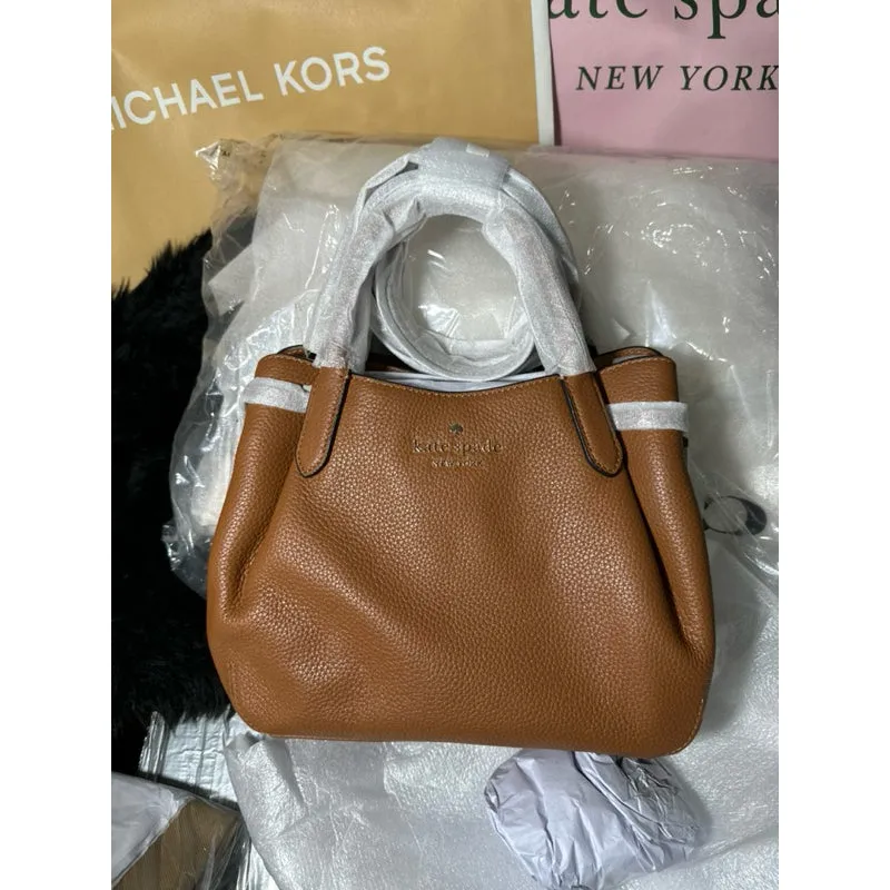 AUTHENTIC/ORIGINAL KateSpade KS Dumpling Small Satchel Bag in Brown