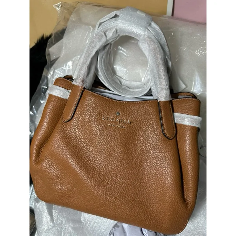AUTHENTIC/ORIGINAL KateSpade KS Dumpling Small Satchel Bag in Brown