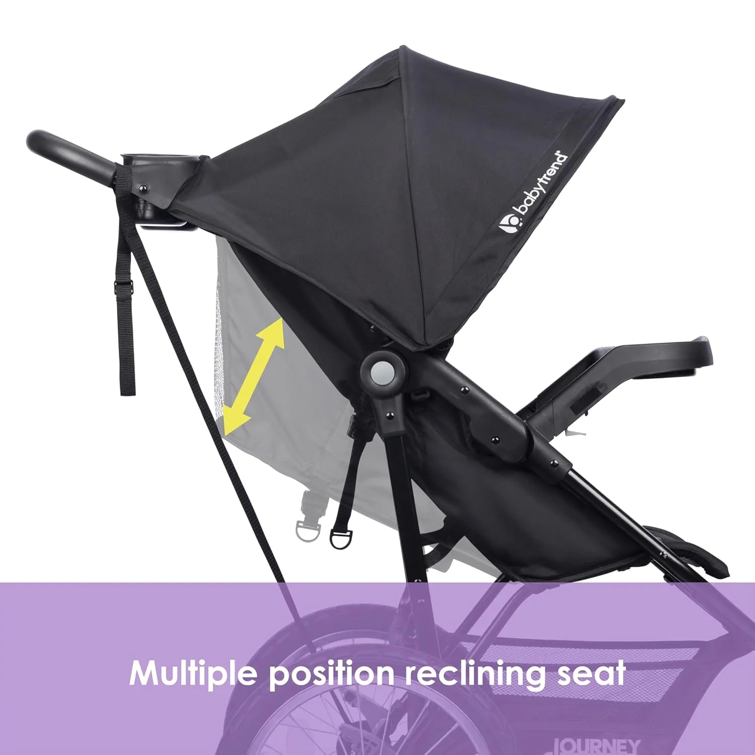 Baby Trend Journey Jogger Travel System, Stellar Black