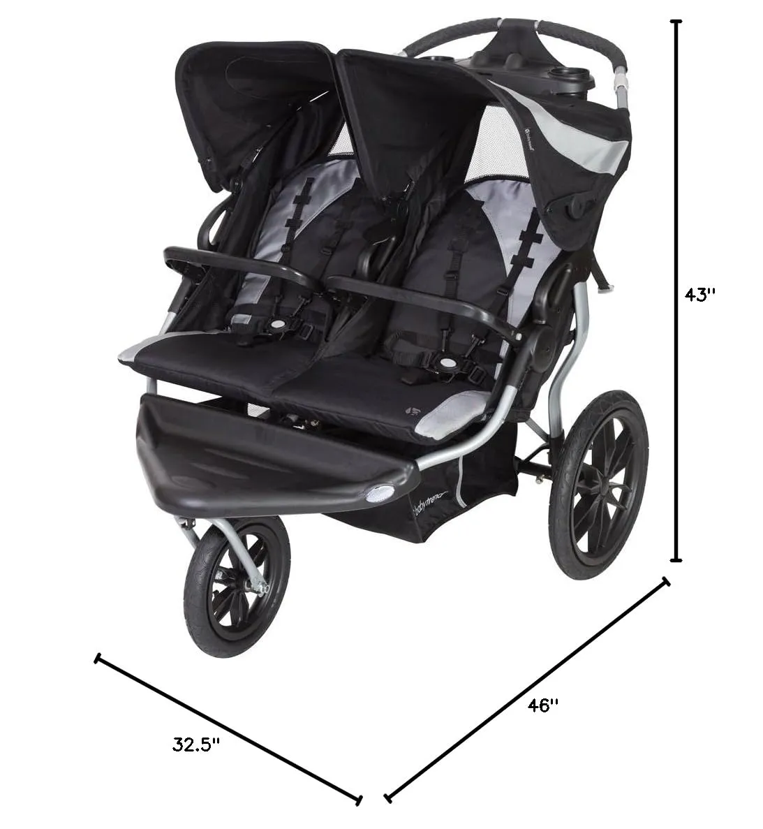 Baby Trend Navigator® Lite Double Jogger, Europa